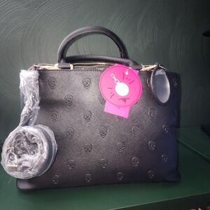 Betsey johnson skull purse with mirror